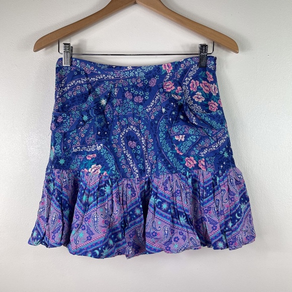 Spell Dresses & Skirts - Spell And The Gypsy Collective City Lights Indigo Mini Skirt